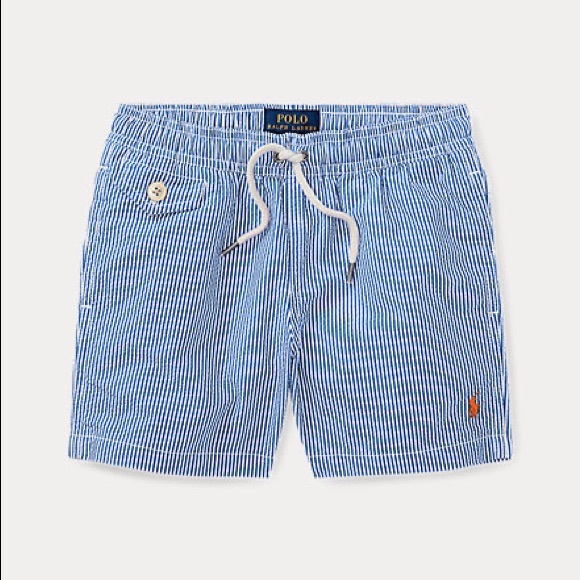 Polo Ralph Lauren Other - Polo Ralph Lauren Seersucker Traveler Swim Trunk
